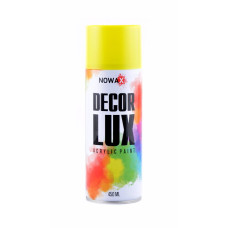 Акриловая краска желтая NOWAX Decor Lux (1023) 450мл