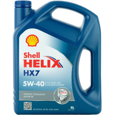 Олива Shell Helix HX7 5W-40, 4л (шт.)