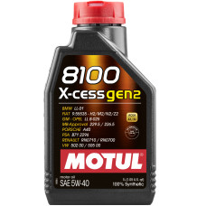 Олива моторна Motul 8100 X-cess gen2 SAE 5W-40, 1л (шт.)