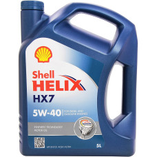 Олива Shell Helix HX7 5W-40, 5л (шт.)