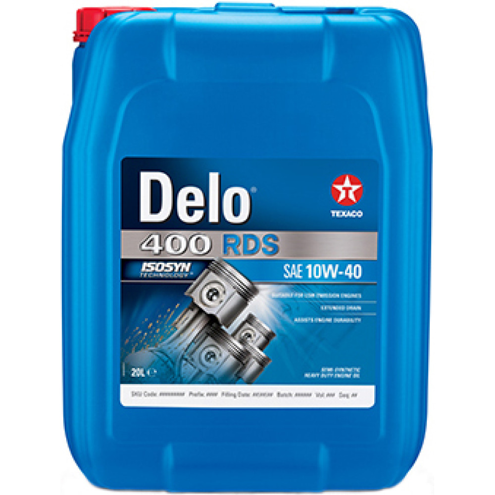 Олива моторна Texaco Delo 400 RDS 10W-40, 20л (шт.)