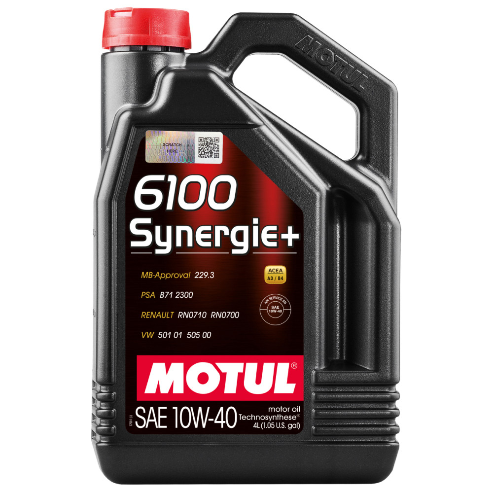 Олива моторна Motul 6100 Synergie+ SAE 10W-40, 4л (шт.)