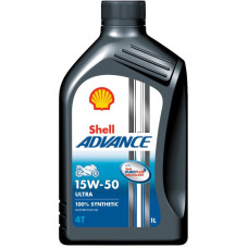 Олива Shell Advance 4T Ultra 15W-50, 1л (шт.)
