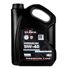 Олива TEMOL PREMIUM 5W-40 API SN (Lic. №3678)/CF ACEA A3/B4 (4 л)