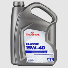 Масло TEMOL Classic 15W-40 API SG/CD ACEA A2/B2 (5 л)