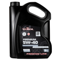 Масло TEMOL PREMIUM 5W-40 API SN (Lic. №3678)/CF ACEA A3/B4 (5 л)