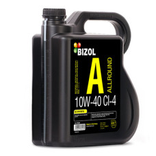 Напівсинтетична моторна олива - BIZOL Allround 10W-40 CI-4 4л