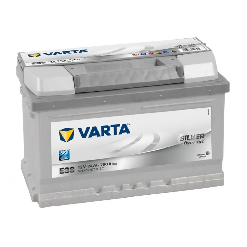 Акумулятор автомобільний Varta SILVER DYNAMIC 74А 12 B 574402075