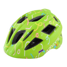 Велосипедный шлем детский GREY'S зеленый мат., S