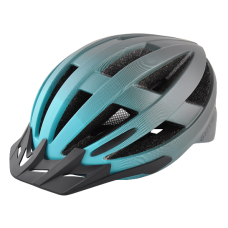 Велосипедный шлем GREY'S бирюзово-черный мат., L