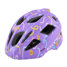 Велосипедный шлем детский GREY'S фиолетовый мат., M