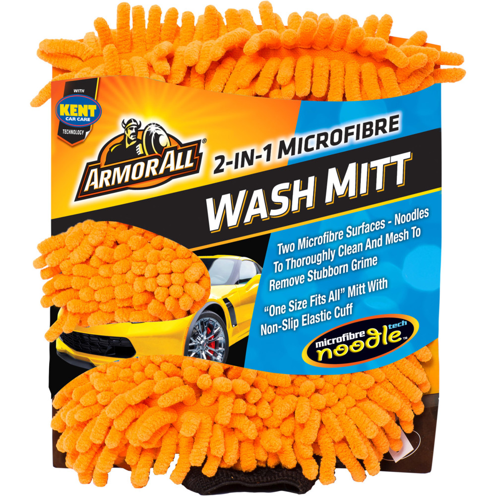 Рукавиця для миття Armor All 2 in 1 Microfibre Noodle Wash Mitt (шт.)