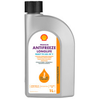 Антифриз Shell Premium LL, 1л (готовий G12+ черв.) (шт.)