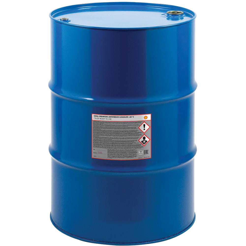 Антифриз Shell Premium LL, 209л (готовий G12+ черв.) (шт.)
