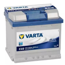 Акумулятор автомобільний Varta BLUE DYNAMIC 52А 12 B 552400047