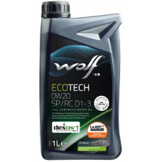 Моторне масло Wolf ECOTECH 0W-20 SP/RC D1-3 1л (1049889)